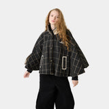 Edra Light Camel Reversible Cape Woman Outerwear Eme Studios
