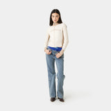 Betty Off Sand Zipper Knit Woman Knitwear Eme Studios