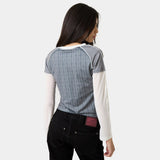 Siri Grey Long Sleeve Woman T-Shirts Eme Studios