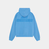 Waffle Cobalt Croped Boxy Full Zip Hoodies Eme Studios