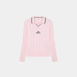 Pivot Cotton Candy Knit Polo Knitwear Eme Studios