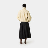Romu Off Sand Coat Woman Outerwear Eme Studios
