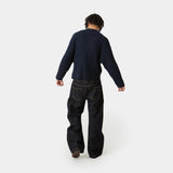 Tube Navy Knit Sweater Knitwear Eme Studios