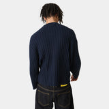 Tube Navy Knit Sweater Knitwear Eme Studios