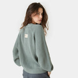Nela Grey Knit Sweater Knitwear Eme Studios
