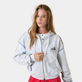 Edge Heather Grey Full Zip Hoodies Eme Studios