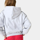 Edge Heather Grey Full Zip Hoodies Eme Studios