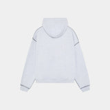Edge Heather Grey Full Zip Hoodies Eme Studios
