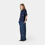 Cabo Navy Short Sleeve Shirt Shirts Eme Studios