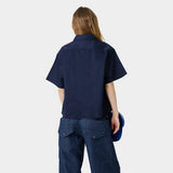 Cabo Navy Short Sleeve Shirt Shirts Eme Studios
