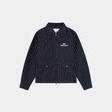 Siroq Striped Navy Jacket Outerwear Eme Studios