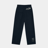 Tide Navy Tailored Pants Pants Eme Studios
