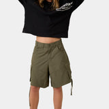 Carrier Olive Cargo Jorts Shorts Eme Studios