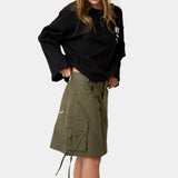 Carrier Olive Cargo Jorts Shorts Eme Studios