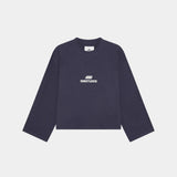 Cotten Navy Long Sleeve T-shirts Eme Studios
