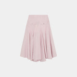 Manz Icy Pink Striped Skirt Woman Pants Eme Studios