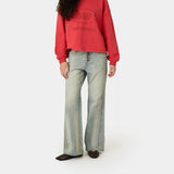 Vitel Flared Blue Denim Pants Pants Eme Studios