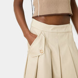 Gadget Light Camel Skirt Woman Pants Eme Studios