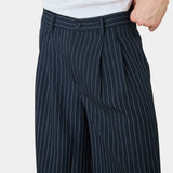 Jayde Navy Striped CSWT Shorts Shorts Eme Studios