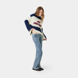 Layr Navy Knit Sweater Knitwear Eme Studios