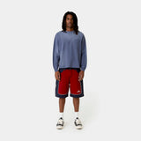 Frayed Pocket Navy Long Sleeve T-shirts Eme Studios