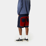 Dual Cherry Denim Shorts Shorts Eme Studios