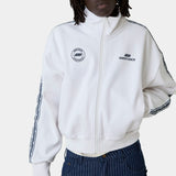 Cove Pearl Track Full Zip Crewneck Eme Studios