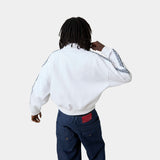 Cove Pearl Track Full Zip Crewneck Eme Studios