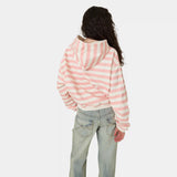 Wander Pink Cropped Boxy Full Zip Hoodies Eme Studios