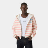 Wander Pink Cropped Boxy Full Zip Hoodies Eme Studios