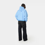 Wander Blue Cropped Boxy Full Zip Hoodies Eme Studios