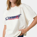 Jackies Off Sand Oversized Tee T-shirts Eme Studios