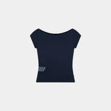 Dist Boat Navy Tee Woman T-Shirts Eme Studios