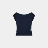 Dist Boat Navy Tee Woman T-Shirts Eme Studios