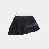 Forest Raw Denim Skirt Woman Pants Eme Studios