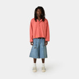 Riviera Peach Polo Shirt Shirts Eme Studios