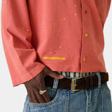 Riviera Peach Polo Shirt Shirts Eme Studios
