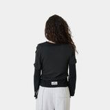 Double Trouble Shadow Long Sleeve Woman T-Shirts Eme Studios