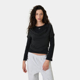 Double Trouble Shadow Long Sleeve Woman T-Shirts Eme Studios