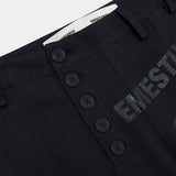 Mat Navy Balloon Linen Pants Pants Eme Studios