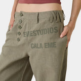 Mat Forest Balloon Linen Pants Pants Eme Studios