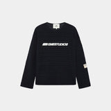 Kavai Navy Open Knit Knitwear Eme Studios
