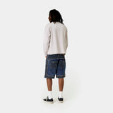 Frayed Pocket Off Sand Long Sleeve T-shirts Eme Studios