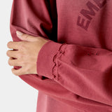 Frayed Pocket Redwood Long Sleeve T-shirts Eme Studios