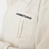 Areal Off Sand Guayabera Shirt Shirts Eme Studios