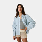 Areal Guayabera Blued Shirt Shirts Eme Studios