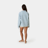 Areal Guayabera Blued Shirt Shirts Eme Studios