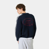 Clifton Navy Cardigan Knitwear Eme Studios
