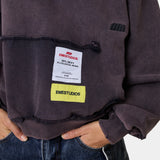 Stanford Navy Oversized Hoodie Hoodies Eme Studios