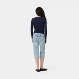 Wally Navy Long Sleeve Woman T-Shirts Eme Studios